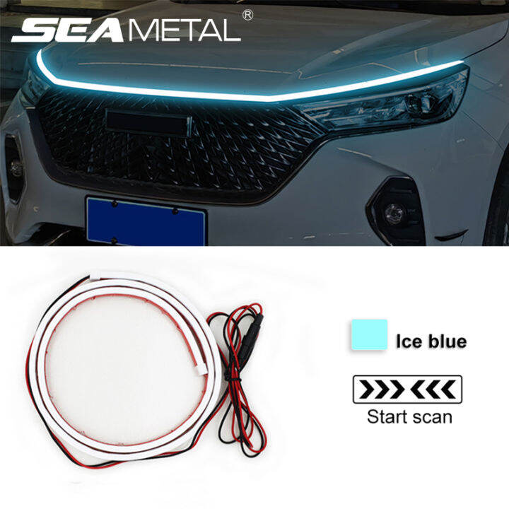 SEAMETAL StartScan LED Daytime Running Lights DRL Car Hood Flexible
