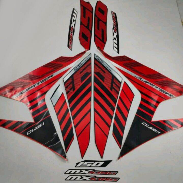 Striping Ori body Yamaha MX King 150 2015 2016 stiker bawaan original