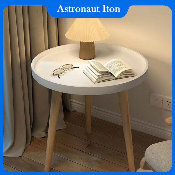 Nordic Small Round Table Small Apartment Coffee Table Bedside Balcony