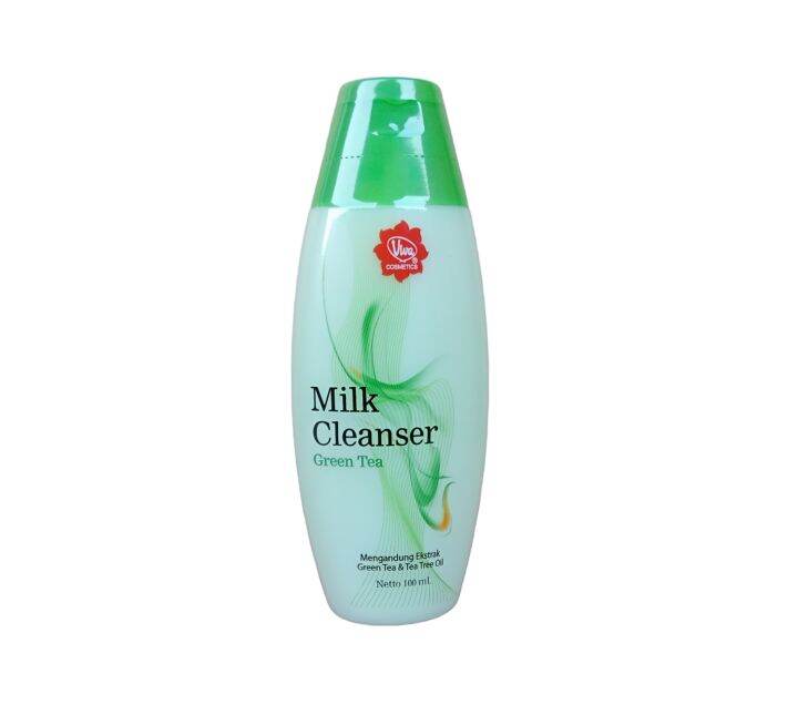 Viva Milk Cleanser Green tea 100 Ml Lazada Indonesia