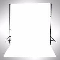 BackdropPhoto lighting studio ฉากผ้ามัสลิน 200 * 300 เซนติเมตร - สีขาว