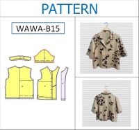 แพทเทิร์นเสื้อฮาวาย WAWA-B15