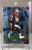 JERRY RICE ? การ์ดสะสมอเมริกันฟุตบอล ? NFL TOPPS FINEST ?? San Francisco 49ers ?