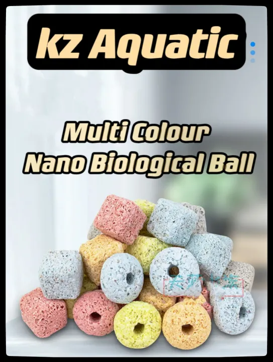 Nano Tech MultiColor Biological Filter Media Aquarium Media Bacteria Ball Water Purification