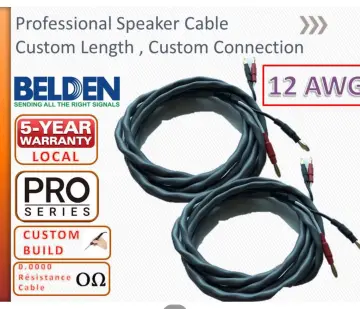 InstallGear 14 Gauge AWG 100ft Speaker Wire Cable - Red/Black 