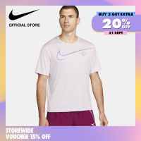 Nike Mens Dri-Fit f Uv Run Miler GX Tee - Doll