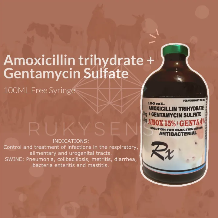 Amoxicillin + Gentamycin For Animals 