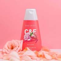 ❧โลชั่นทาตัว เบบี้ ไบร์ท ซีแอนด์อี โรสแอนด์สตรอเบอร์รี่ บอดี้โลชั่น Baby Bright CE RoseStrawberry Body Lotion 150 ml.✸