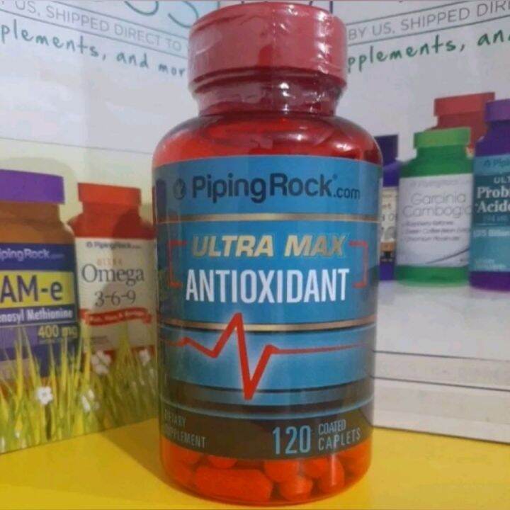 Ultra Max Antioxidant 120 tablets CoQ10 Pycnogenol NAC Quercetin SOD