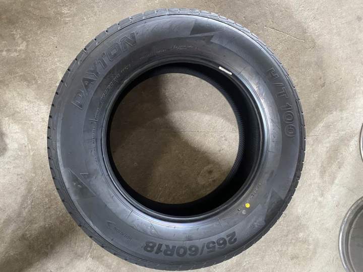 ยางขอบ18-265-60r18-dayton-รุ่นht100-ยางใหม่ปี23-ฟรีจุ๊บแปซิฟิก-ราคาต่อเส้น