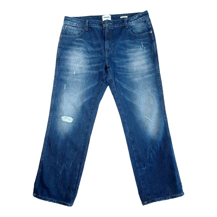 กางเกงยีนส์-wrangler-greensboro-สี-navy-blue