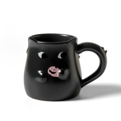 👻Starbucks Black Cat and Pumpkin Mug12oz