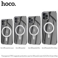 Hoco แท้ เคส MagSafe แม่เหล็กชาร์จแบต ขอบนิ่มหลังใส ไอโฟน 13/13Pro/13Pro max/13mini /iPhone 12/12mini /12pro/12pro max