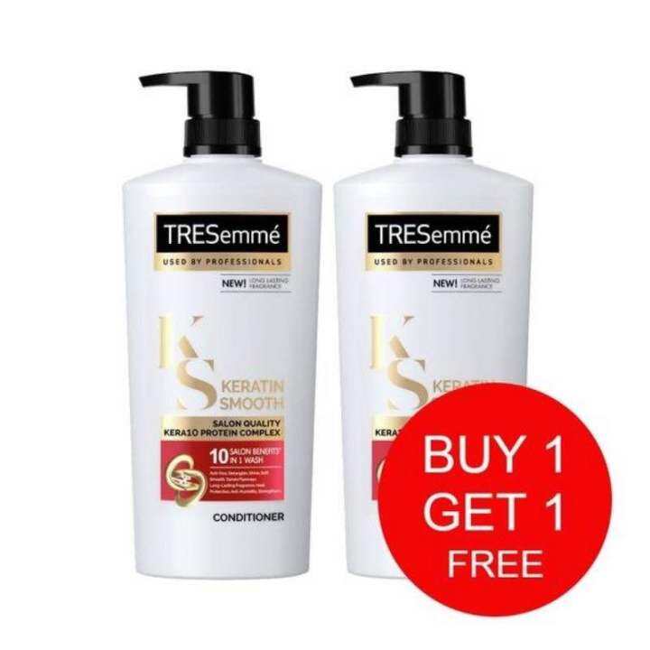 Tresemme Conditioner Keratin Smooth 620ml BUY ONE GET ONE FREE PROMO