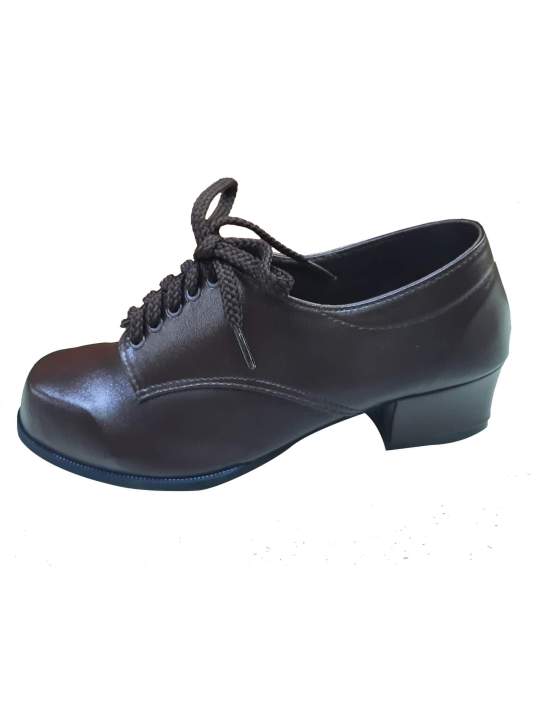 รองเท้าลูกเสือครูหญิง-รองเท้าผู้กำกับ-สีน้ำตาล-รุ่นms4aไซส์41-50