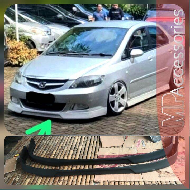 Bodykit lips bumper depan Honda city tahun 20032008 berbahan dasa
