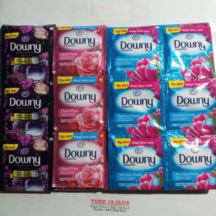 Downy Rp.500 isi 12 Sachet 10ml Lazada Indonesia