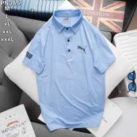 เสื้อโปโลผู้ชาย คอปกแขนสั้น ตีกอล์ฟ ใส่ลำลอง polo man PU01