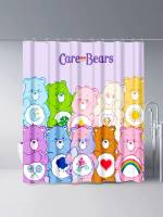 ผ้าม่านห้องน้ำลายแคร์แบร์ Carebears