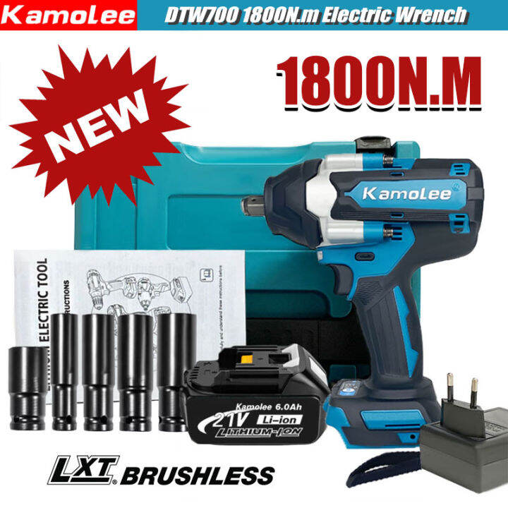 [Dapat Membuka Tutup Ban Truk] Kamolee Tool DTW700 Electric Impact