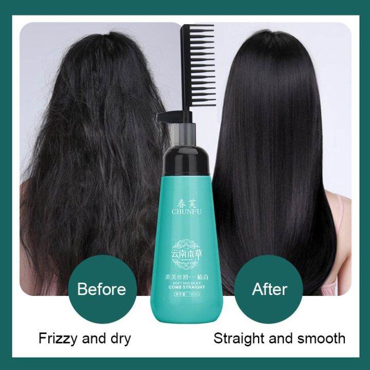 Natural Herbal Hair Relaxer Chunfu Hair Straightening Cream Chunfu Hair