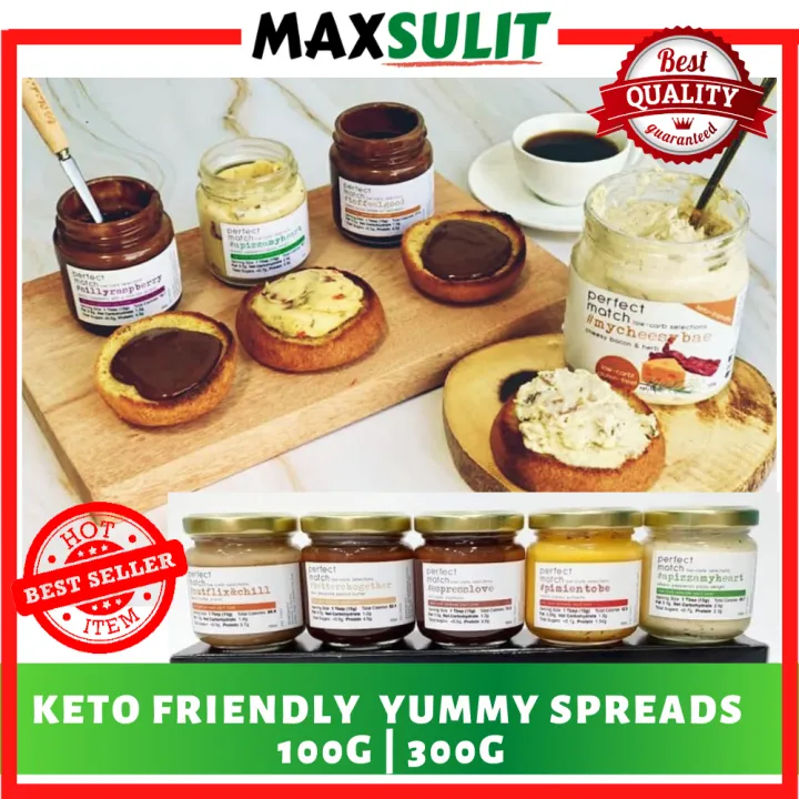 KETO SPREADS. PerfectMatch Lowcarb Gluten Free Spreads 100ml Lazada PH
