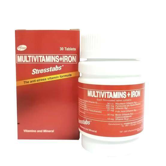 Stresstabs multivitamins plus iron (30 tablets) Lazada PH