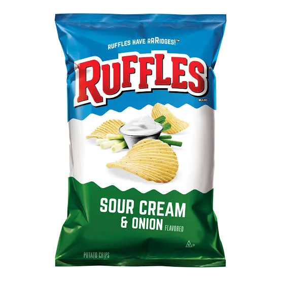 Ruffles Sour Cream & Onion Flavored 184.2g | Lazada PH