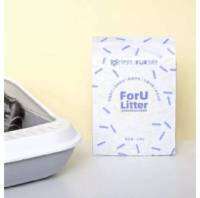 ทรายเต้าหู้​ (ห่อสีขาวสำหรับเลี้ยงแมวหลายตัว)​ FORU.LITTER​ CATขนาด7L