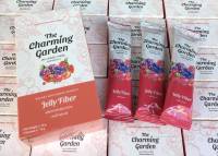 Jelly Fiber เจลลี่ไฟเบอร์ the charming garden 1 กล่อง บรรจุ 5 ซอง ของแท้ เดอะ ชาร์มมิ่ง การ์เด้นท์