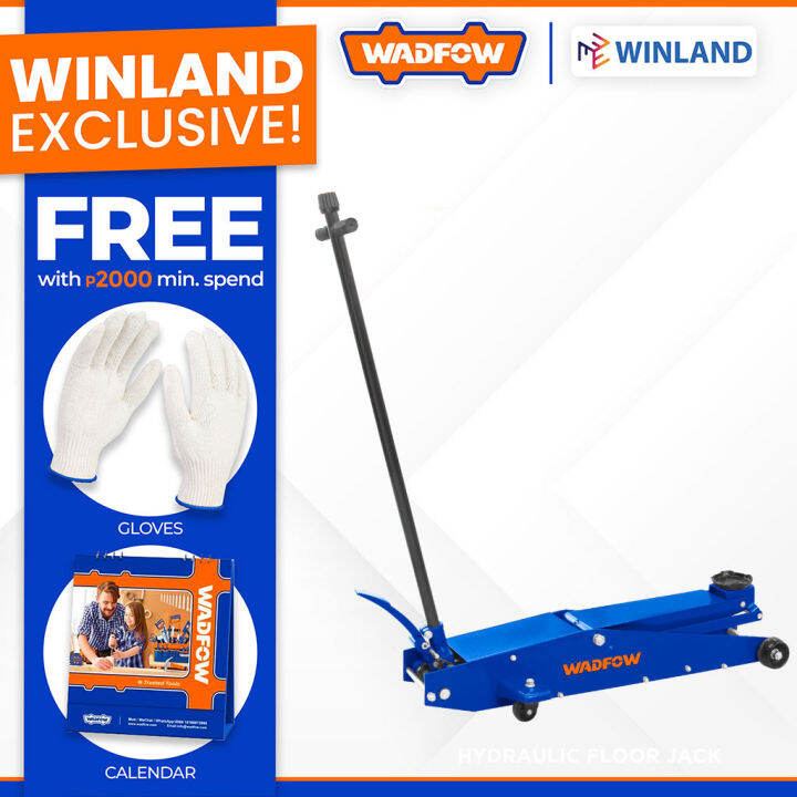 WADFOW by Winland Hydraulic Long Floor Jack 3 Tons WHJ1A03 WADHT