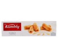 แคมบลีย์ กาพรีส บิสกิตโรลผสมอัลมอนด์ Kambly Caprice Biscuit 100g