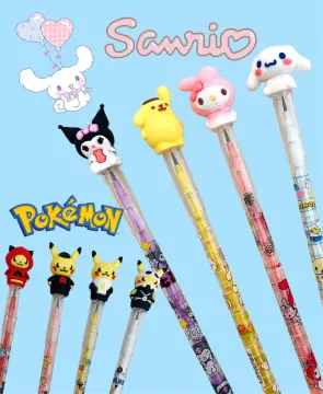 Pin Mu 2B Pikachu Pencil Set Pokemon Authorized - 12 PCS