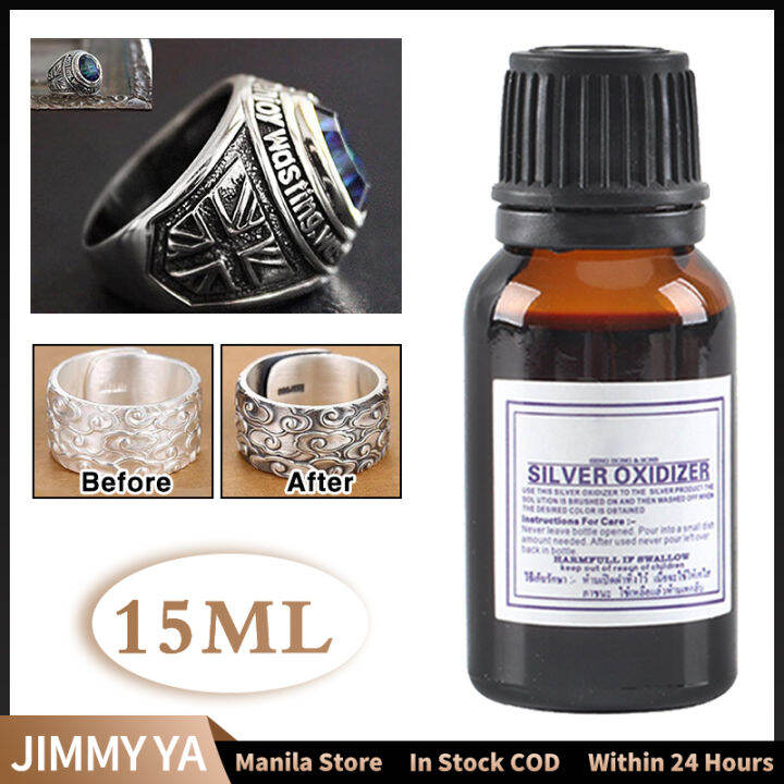Silver Jewelry Blacken Solution Silver Oxidizer Liquid Antique Jewelry