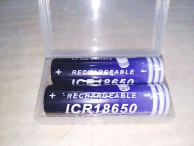 NEXcell ถ่านชารจ์ลิเทียมไออ้อน  6000 mAH ICR18650 3.7 V 2 ก้อน ( Rechargeable lithium Li-ion Battery)  สำหรับเครื่องใช้ถ่านพลังสูง สีม่วง
