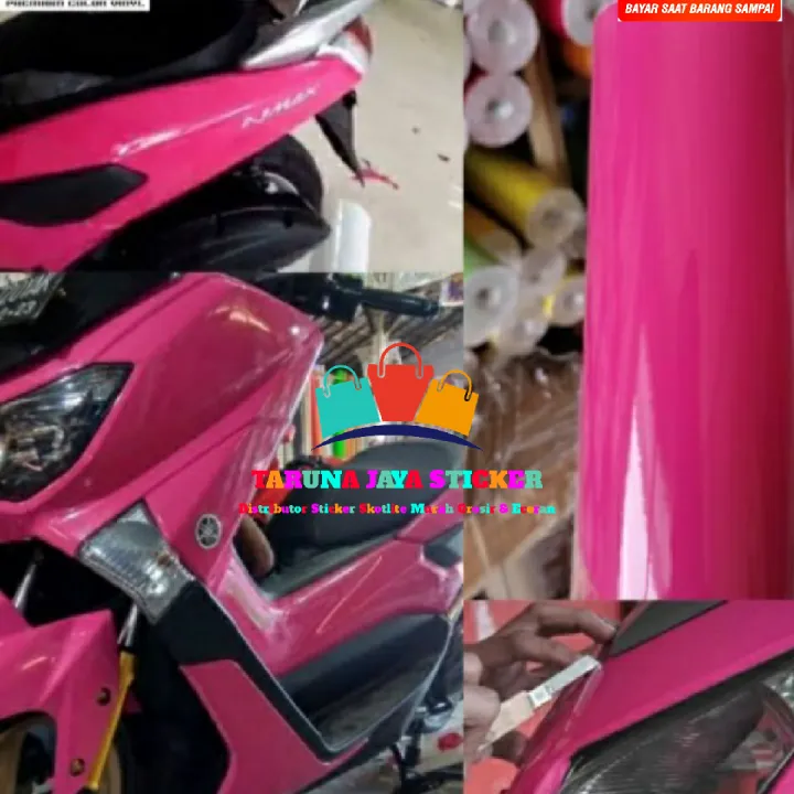 Stiker Skotlet Pink Glossy Skotlet Motorglos Pink Sticker Motor Pink Glossy Lazada Indonesia