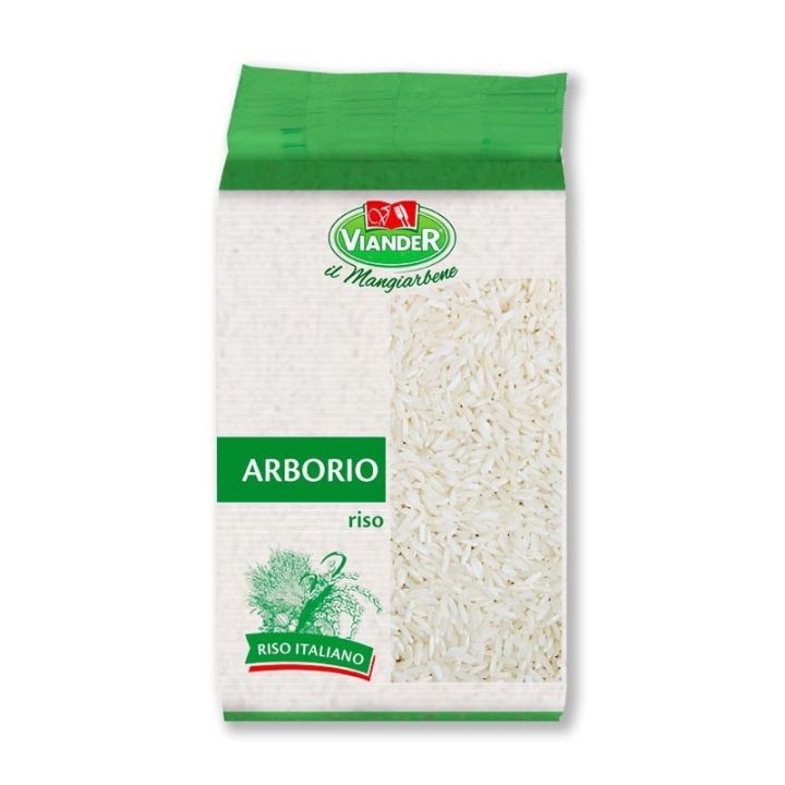 ข้าวพันธุ์อาโบริโอ เวียนเดอร์ บรรจุ 1000 กรัม Viander Rice Arborio 1000 g ข้าวสายพันธุ์อิตาลี