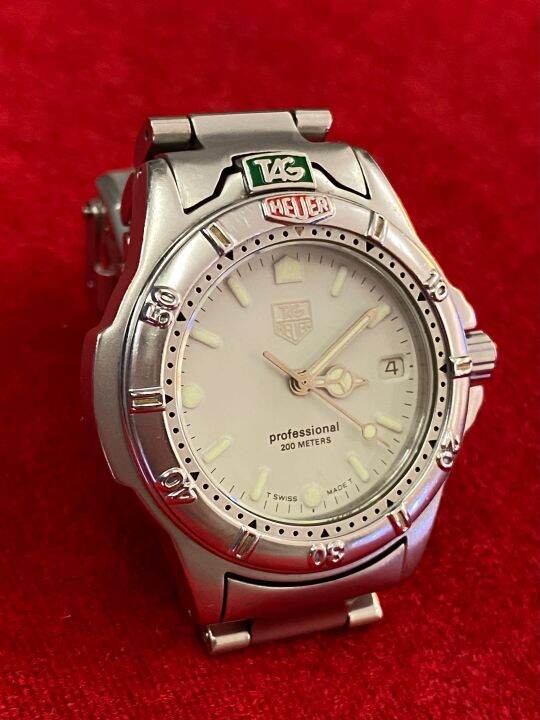 tag-heuer-professional-200-m-quartzบอยไซร์-ซีรี่ย์-4000-ตัวเรือนสแตนเลส-นาฬิกาผู้ชาย-นาฬิกามือสองของแท้