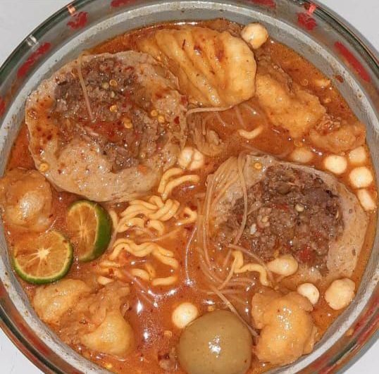 Bakso Ranjau Cincang Pedas Baso Aci Komplit Lazada Indonesia