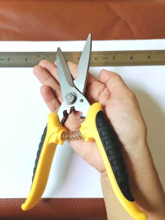 rhinoกรรไกรตัด-cable-cutter-ตัดกิ่งไม้-8-นิ้ว-สแตนเลส-แข็งแรง-คมดี