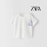 Zara เสื้อยืดเด็กสีขาวลาย Snoopy แบรนด์แท้ มือ 1 พร้อมส่ง