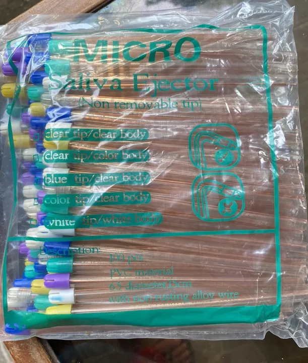 saliva ejector tips 100pcs Lazada PH
