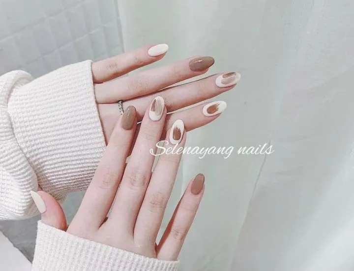 Mẫu nail tone nude Mẫu nail tone nude