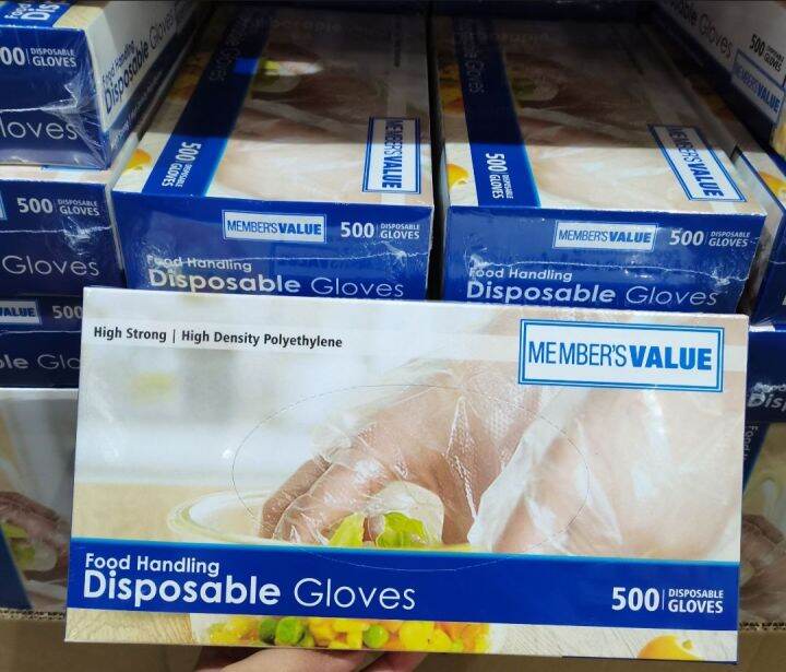Disposables Plastic Gloves 500pcs. Lazada PH