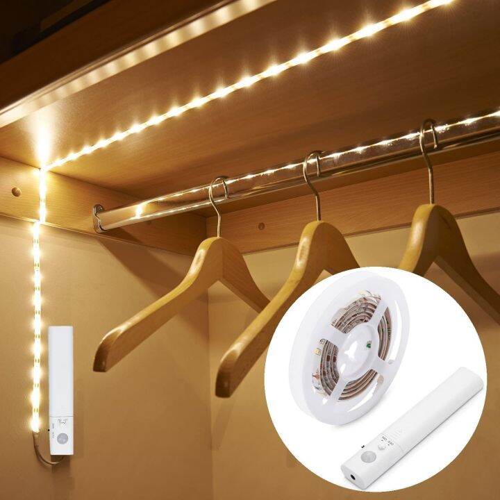 LED Strip Lights with Motion Sensor, LED Closet Light Motion Activated