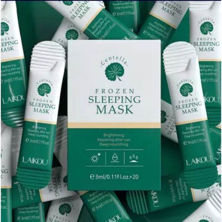 FROZEN SLEEPING MASK CENTELLA 1กล่องมี20ซอง Lazada.co.th