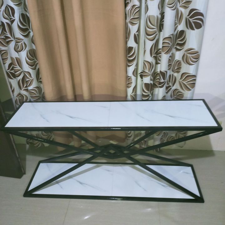 console table black and white | Lazada PH