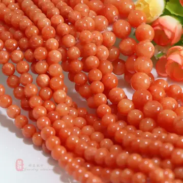 Orange Beads Handmade Necklace