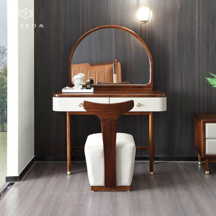 Kaise Palace Modern New Chinese Style Ugyen Wood Simple Dressing Table