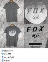 Fox เสื้อแบรนด์มอเตอร์คอส วิบาก เสื้อยืดมือสอง ของแท้สภาพดี